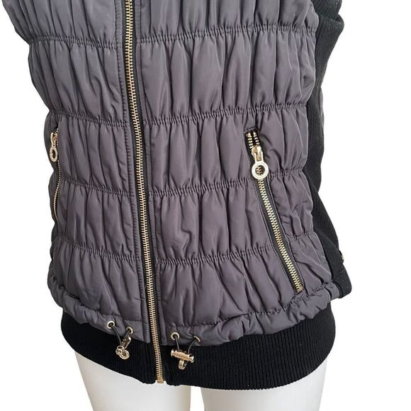 Calvin Klein performance women’s full zip puffer vest in dark gray size large - Picture 4 of 12